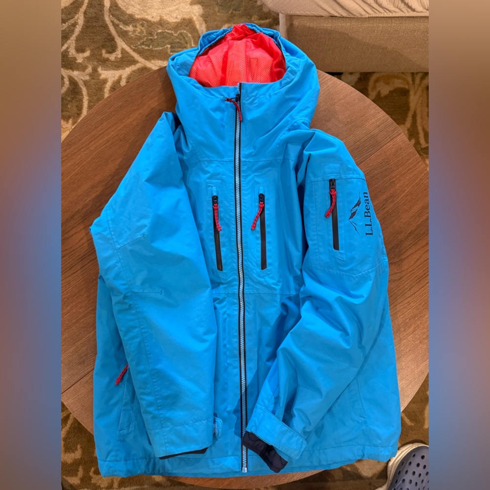 L.L. Bean Kids Bright Blue Raincoat